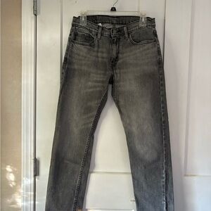 Levi's Men's Charcoal Straight Jeans